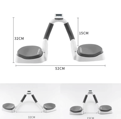 Équipement Abdominaux & Push-Up avec Tablette Intégrée – Le sport intelligent à portée de main